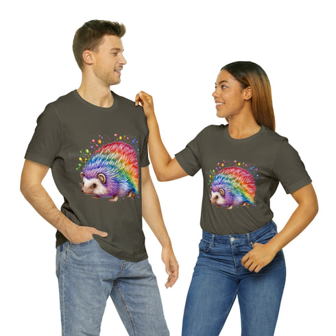 Rainbow Hedgehog - Short Sleeve Tee